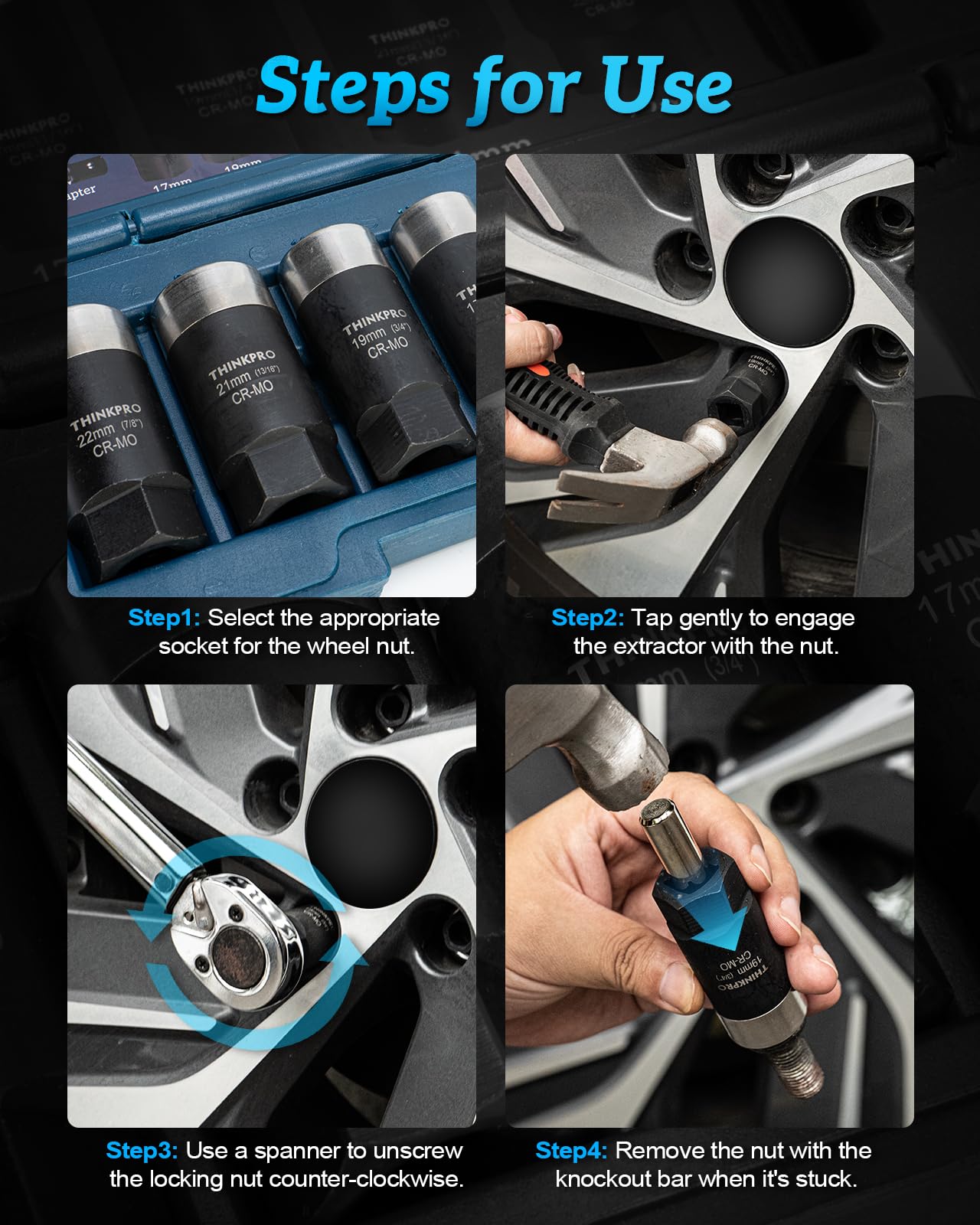 Thinkpro 1/2-inch drive compatibility with wrenches and impact bits