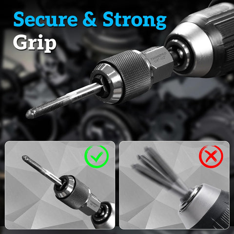 Thinkpro included threading lubricant supports smooth tapping and extraction.
