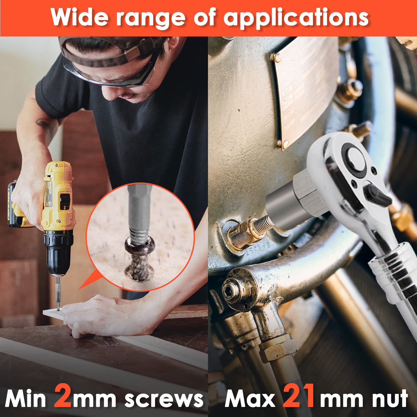 THINKWORK 2-21mm wide-size-range collection enables more fastener options.