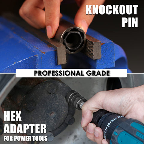 THINKWORK 3/8-inch drive adapter works with impact and hand tools.