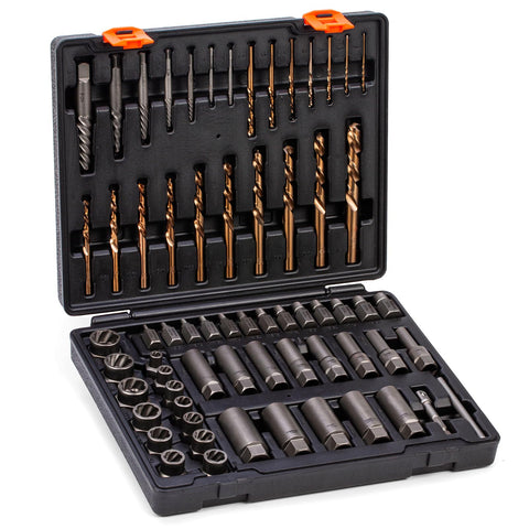 Thinkwork broken bolt extractor kit case ready for organized on-site repairs.