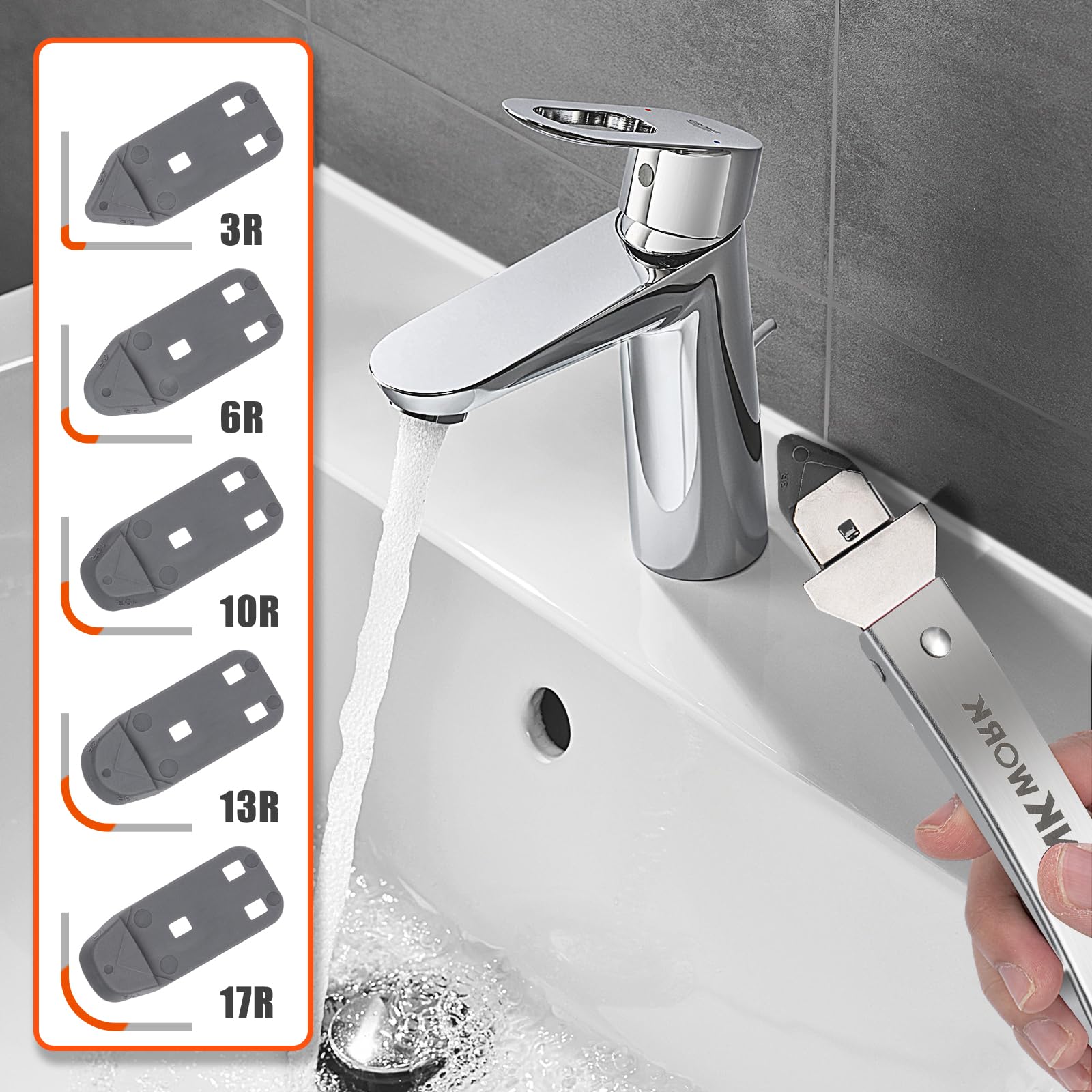 THINKWORK ceramic tile joint scraper cleans tile joints effectively