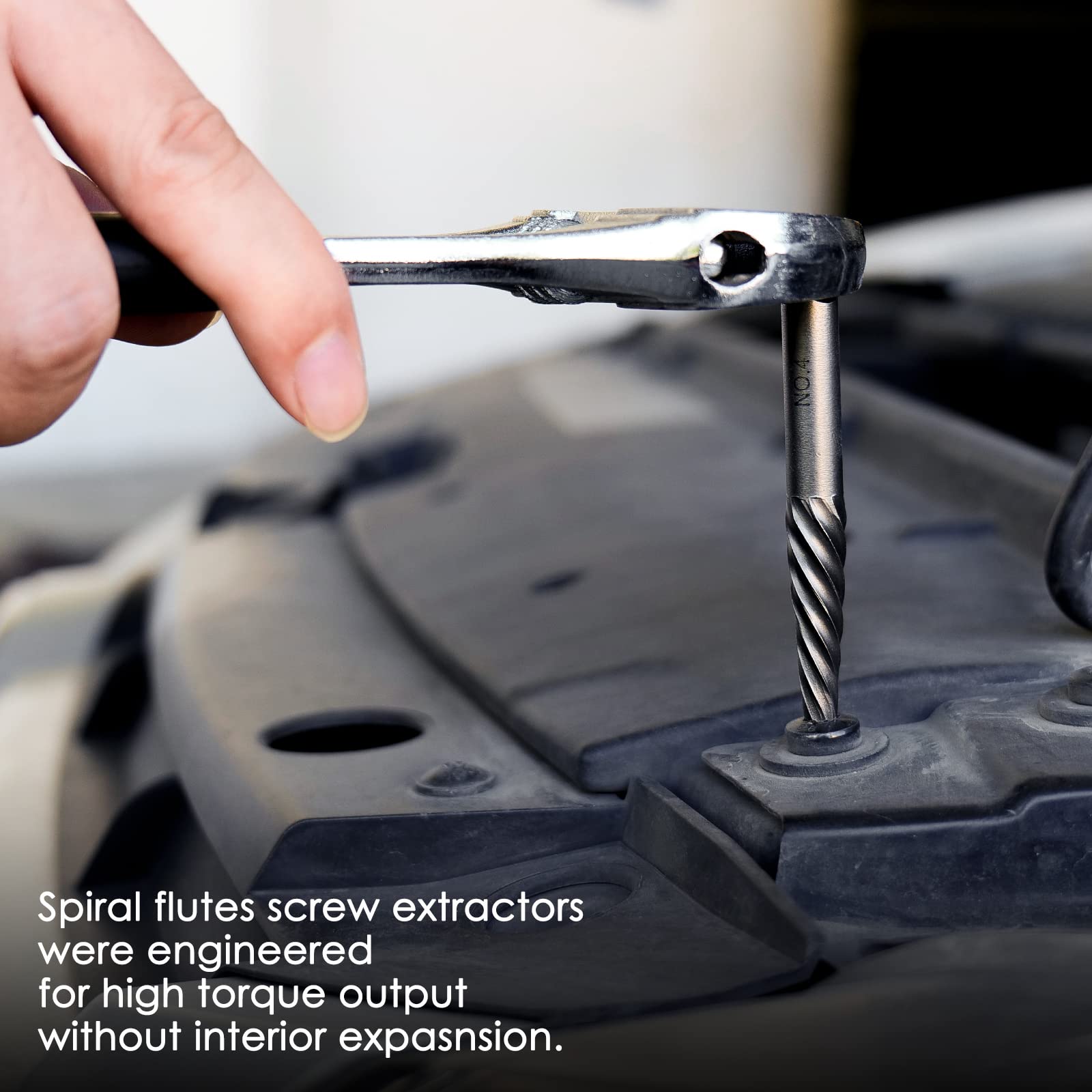 Thinkwork drill bit guide helps reach tight spaces during extraction