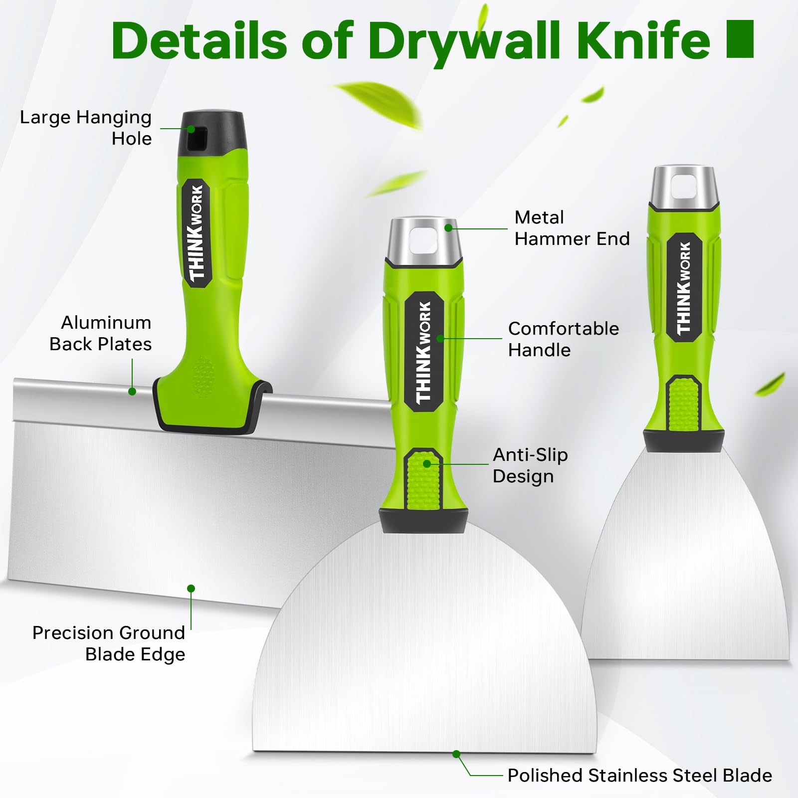 Thinkwork putty knife 2-inch for small repairs and detail work
