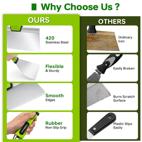 Thinkwork 8-inch tapping knife for joins and smooth edges