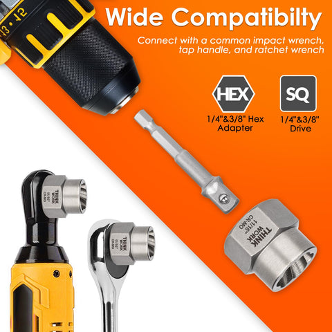THINKWORK Black oxide finish enhances durability for heavy use