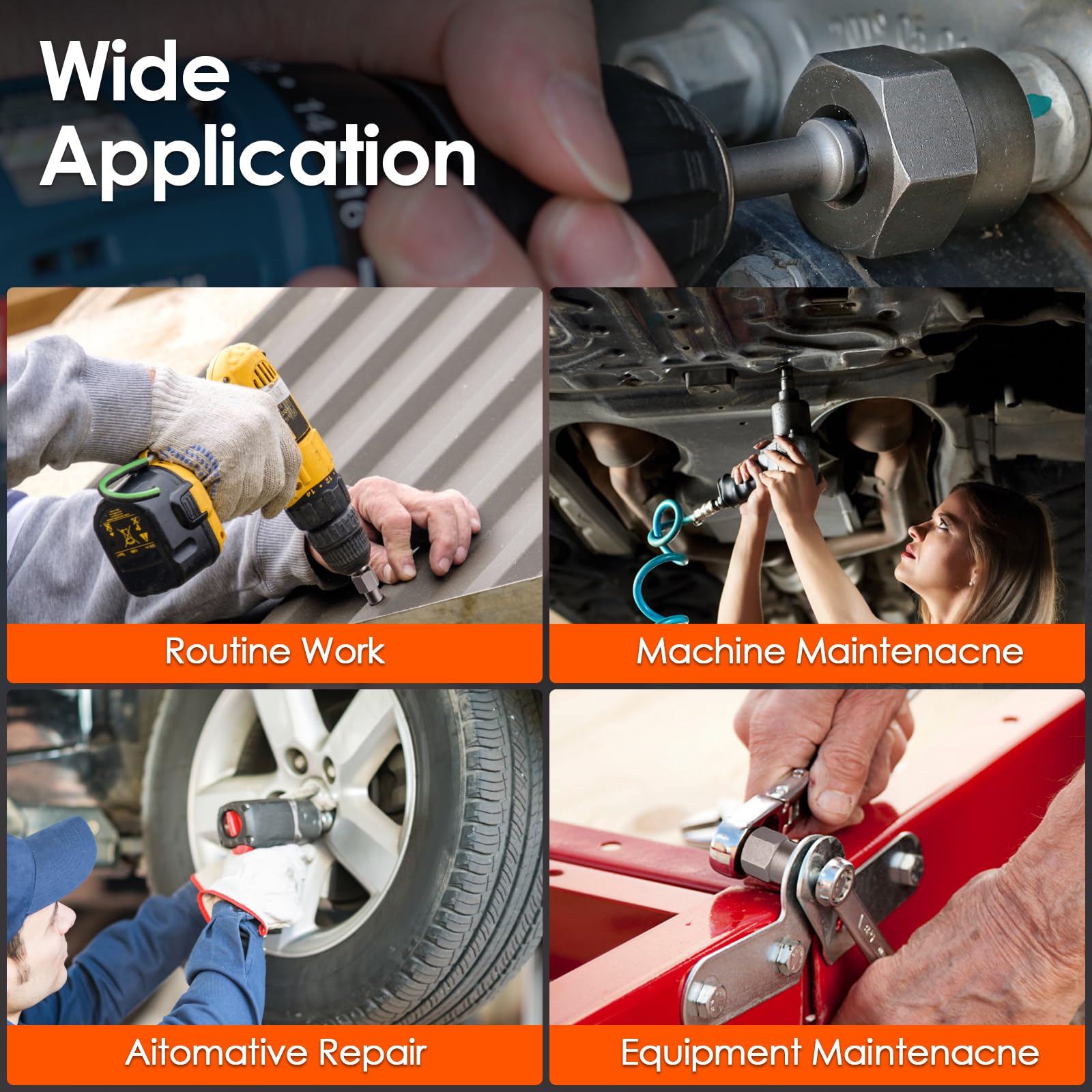 THINKWORK In-use shown removing a rusted fastener with ease