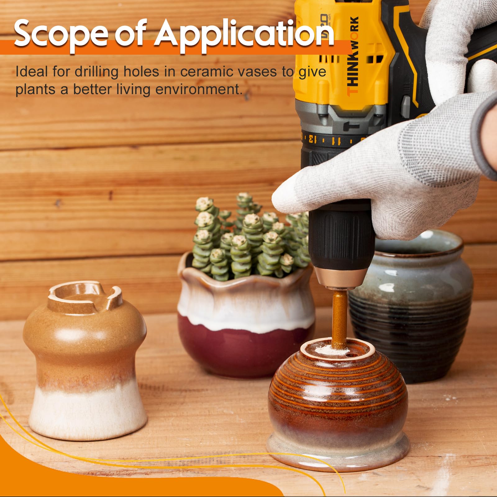 THINKWORK easy to use guide jig for accurate small-hole drilling