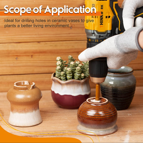 THINKWORK easy to use guide jig for accurate small-hole drilling