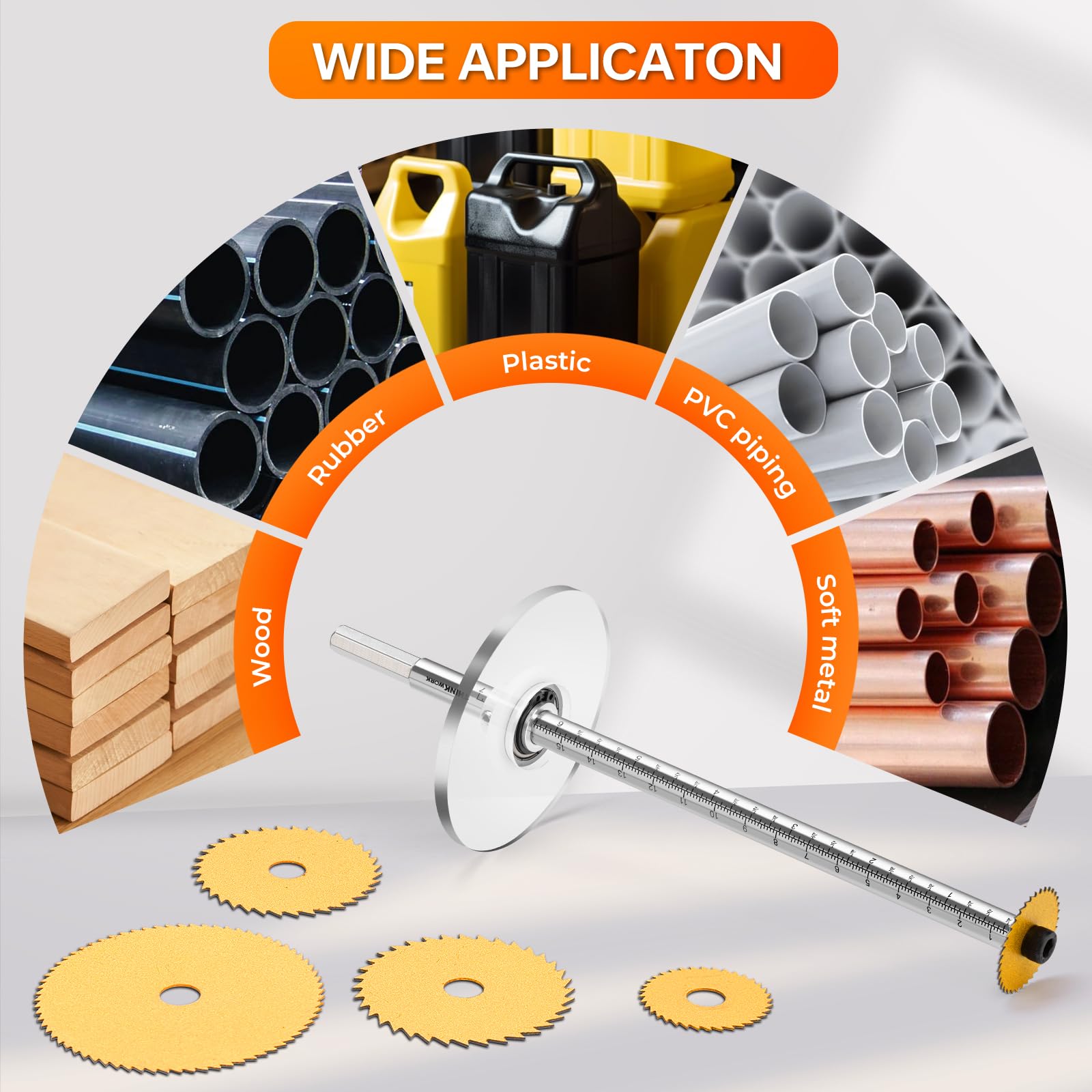 Thinkwork Inside Pipe Cutter keeps the guide disk aligned for clean edges.