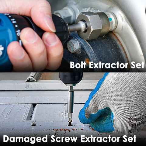 THINKWORK knockout-pin and drill-adapter expand extraction versatility.