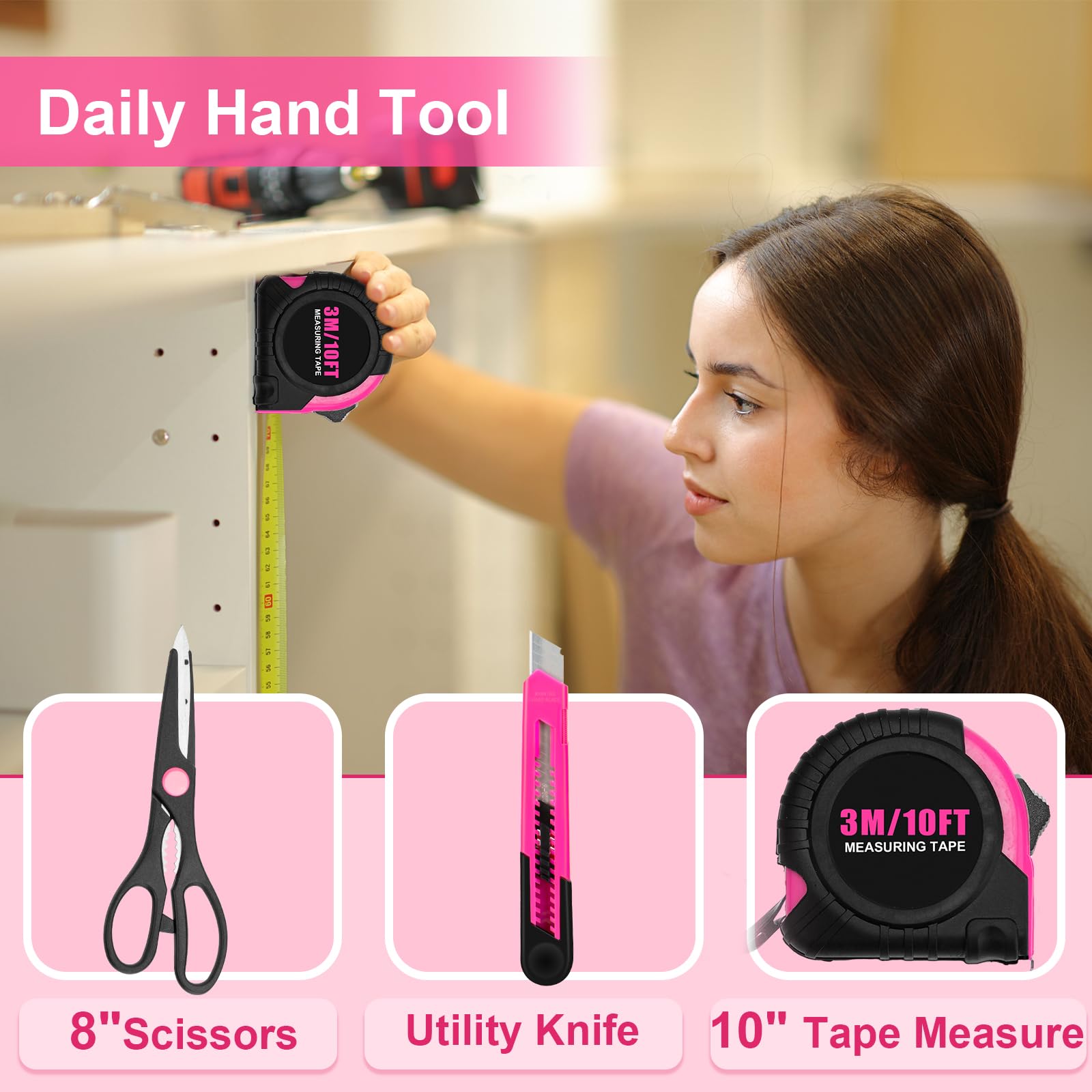 THINKWORK pink precision screwdrivers for small fasteners.