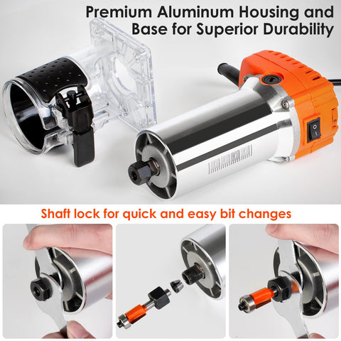 Thinkwork Router Tool powered by 110V for reliable sessions.