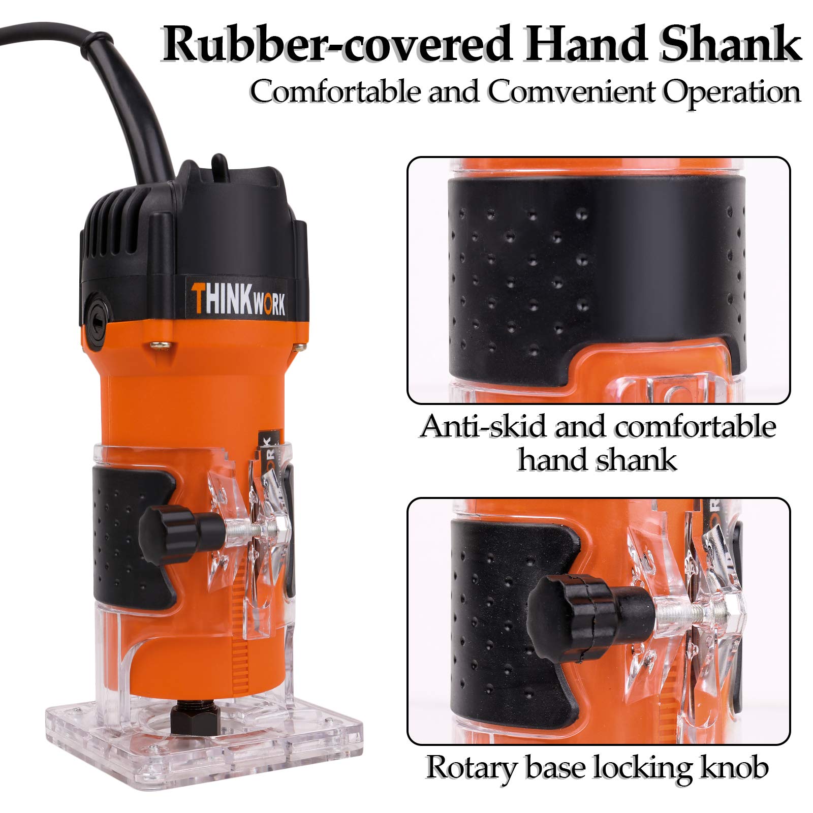 ThinkWork Router Tool fixed base with clear line of sight for accuracy