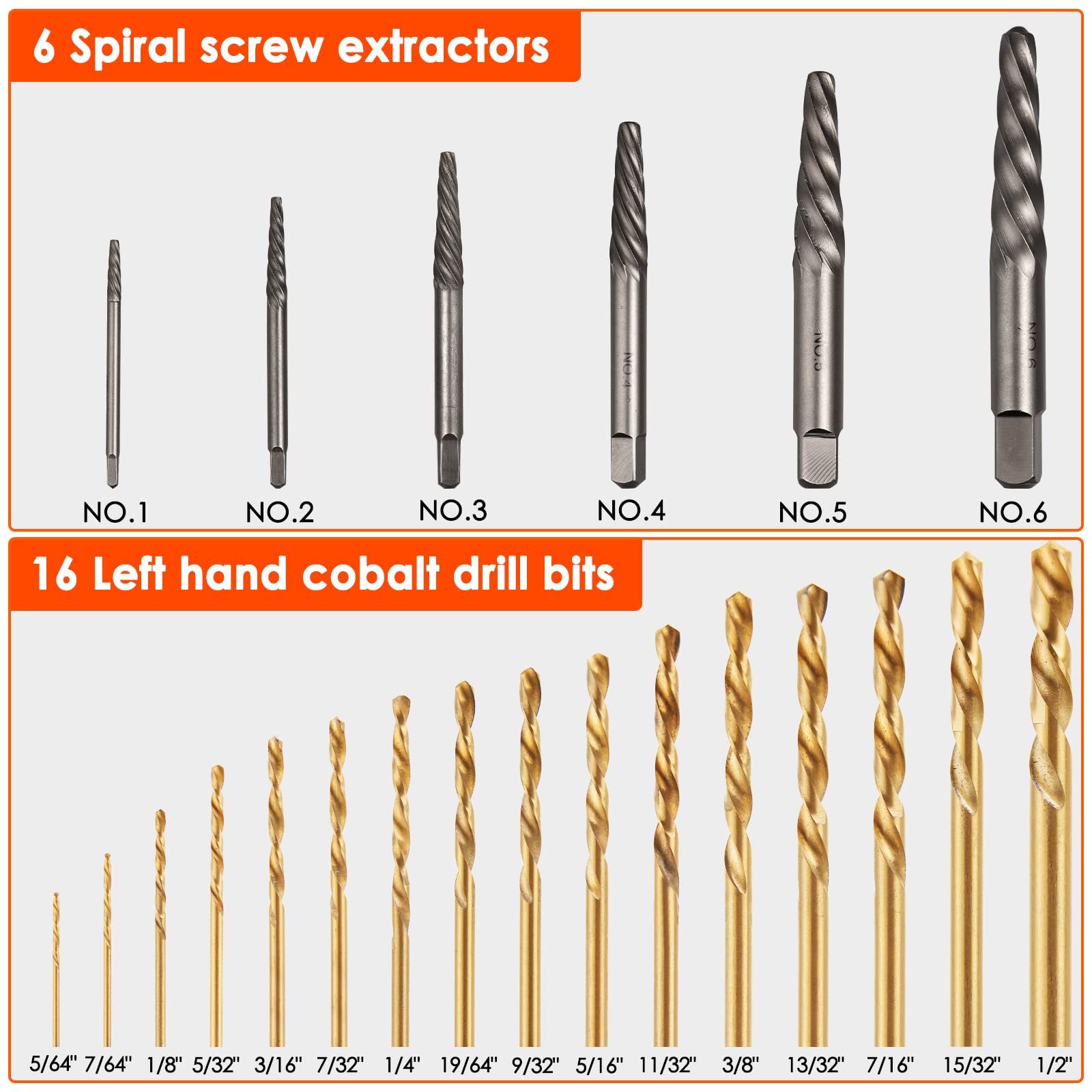 THINKWORK spiral flutes bite into fasteners as resistance increases for secure grip.