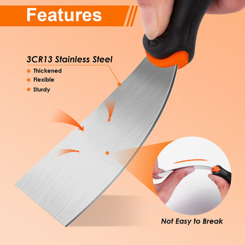 Thinkwork 10 inch carbon steel taping knife for durable edges