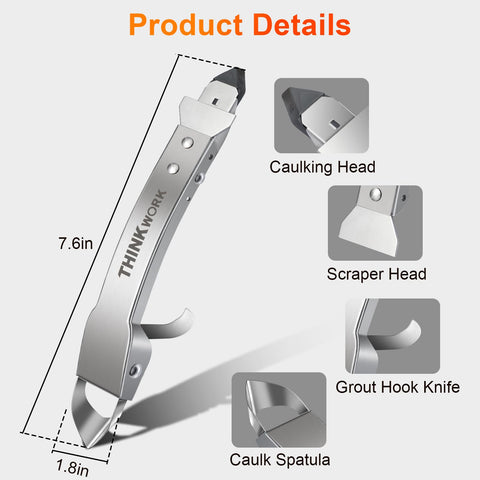 THINKWORK trowel scraper grout spreader for smooth grout