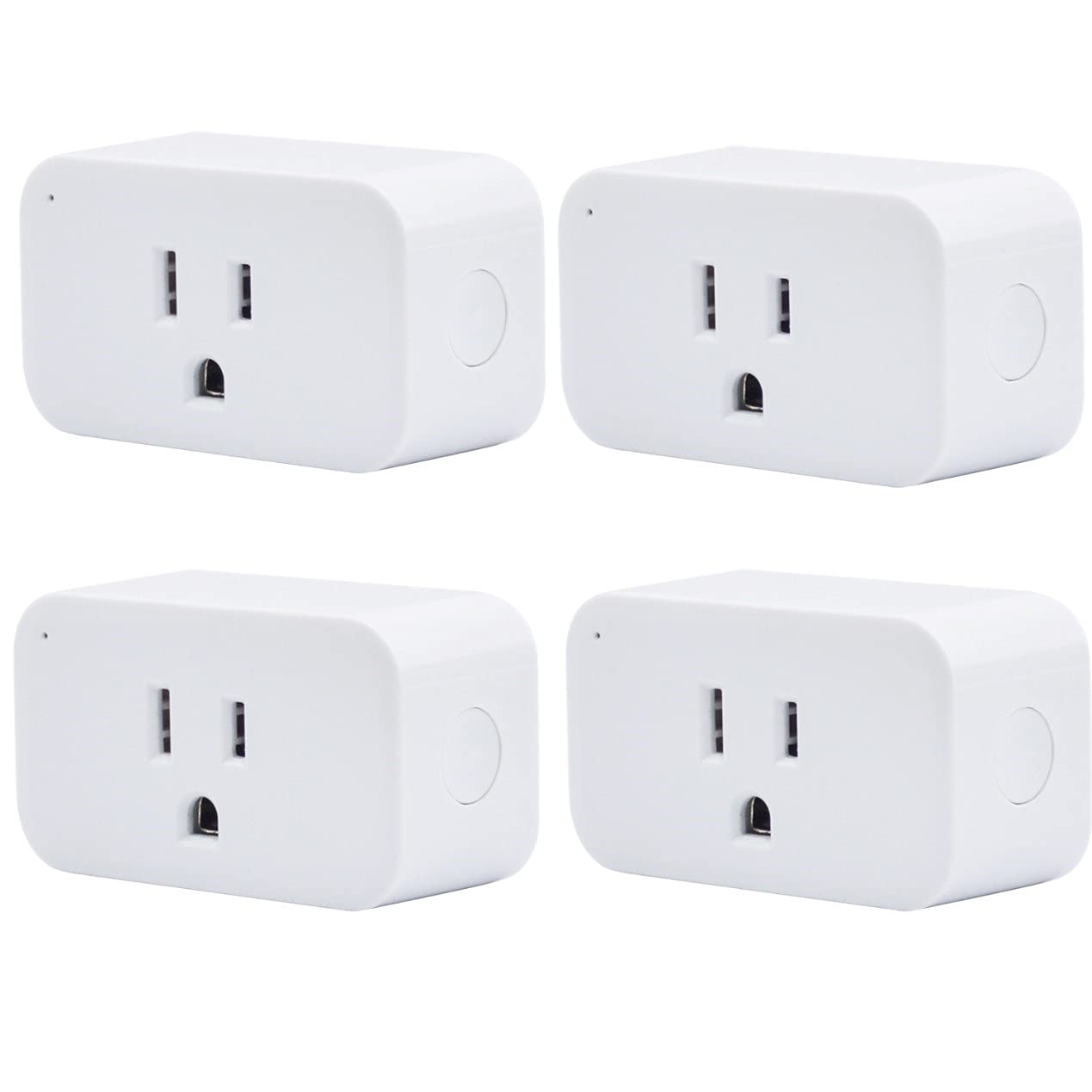 THIRDREALITY Smart Plug 4 Pack setup image showing easy Alexa pairing and control.