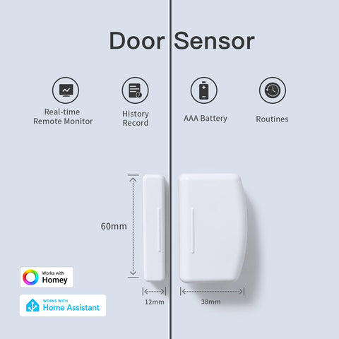 ThirdReality Zigbee contact sensor installation setup showing quick pairing and discovery