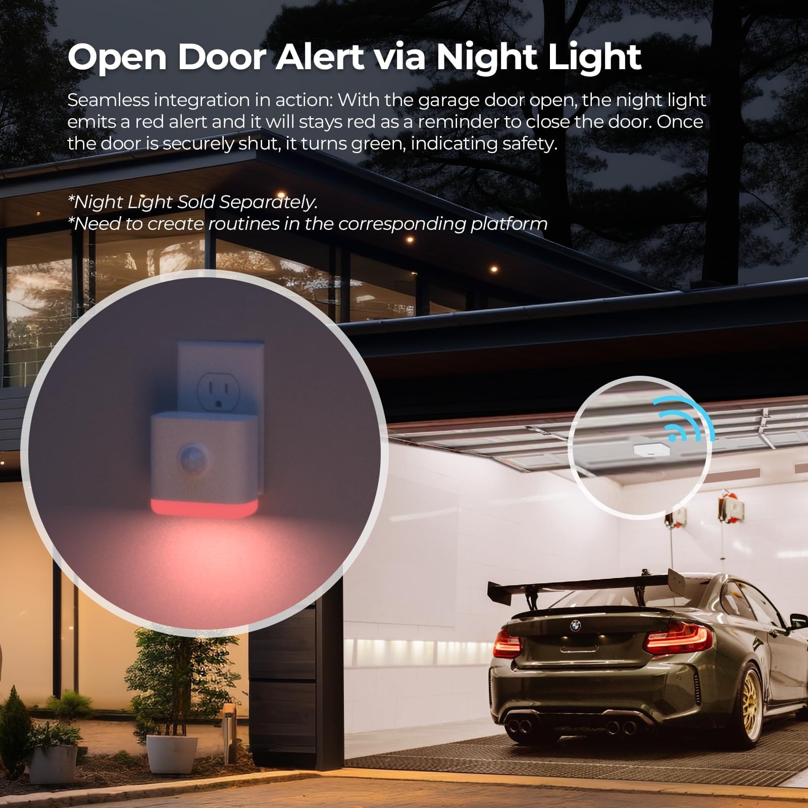 THIRDREALITY Zigbee tilt sensor connected to a hub for integrated smart home control.