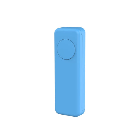 THIRDREALITY ZigBee Smart Button Blue with wall-mount for easy access.