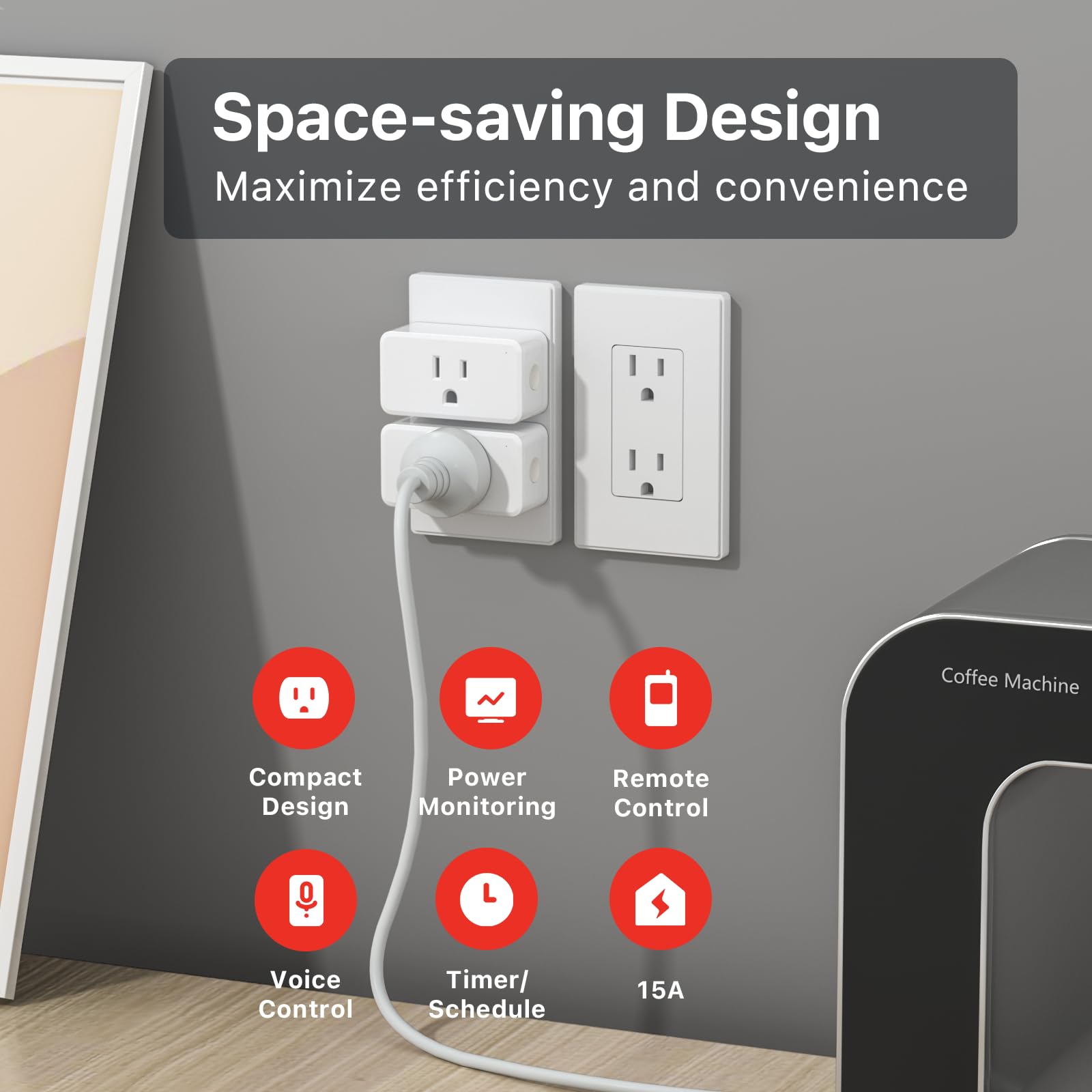 ThirdReality ZigBee Smart Plug 15A outlet for flexible, safe control