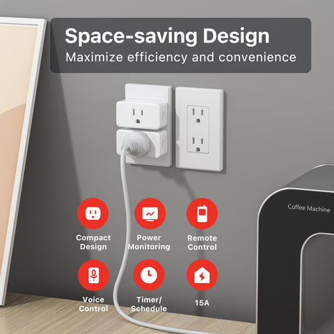 ThirdReality ZigBee Smart Plug 15A outlet for flexible, safe control