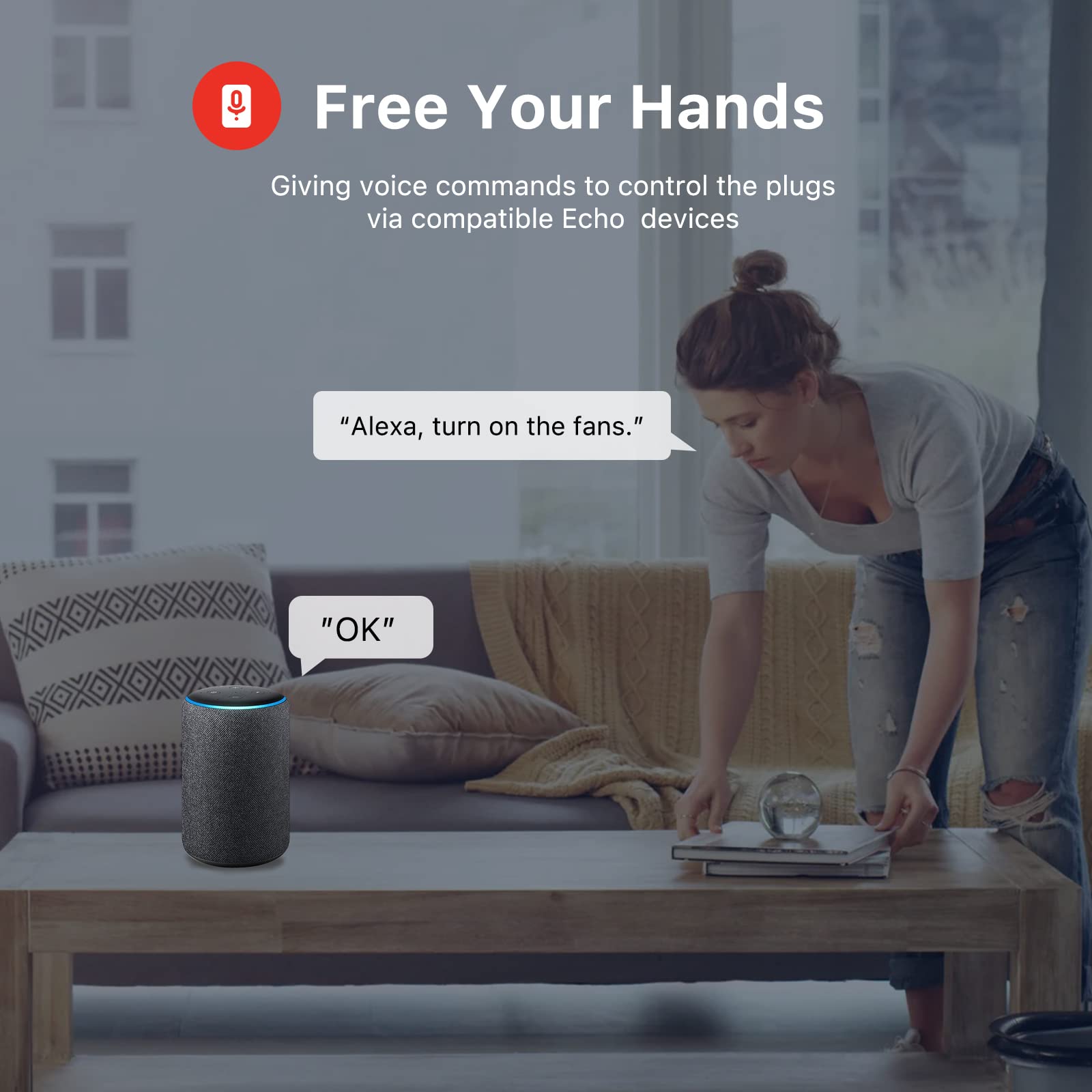 ThirdReality ZigBee Smart Plug works with Echo devices for hands-free control