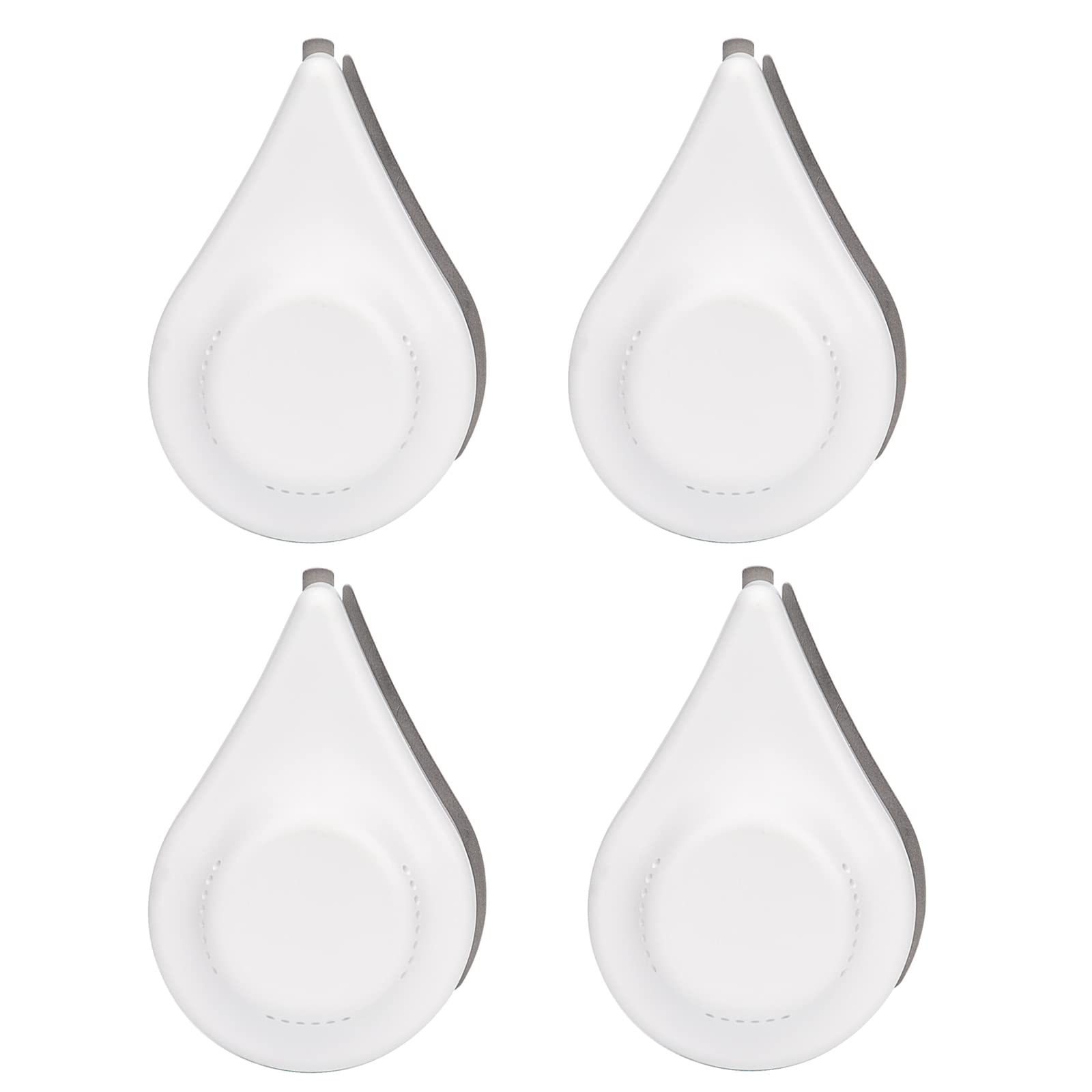 ThirdReality Zigbee Water Leak Sensor 4-pack front view emphasizes compact placement for flexible setup
