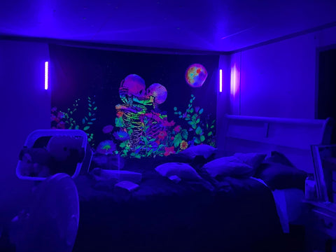 THLIFURE black light bar portable USB power suitable for outdoors