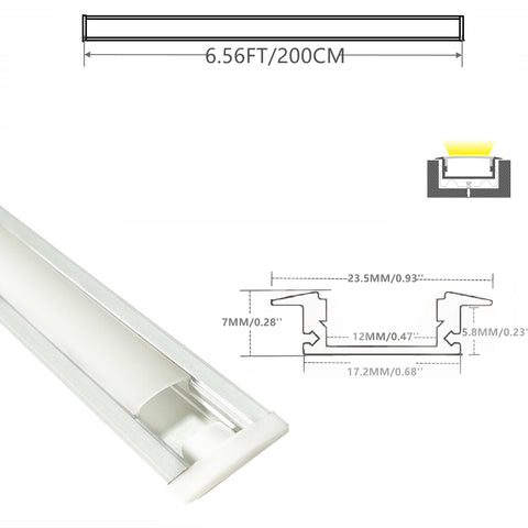 THMOOTHER aluminum channel with a slim profile blending into furniture lighting.