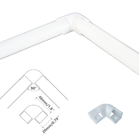 THMOOTHER aluminum track supports standard 12.1 mm wide strips