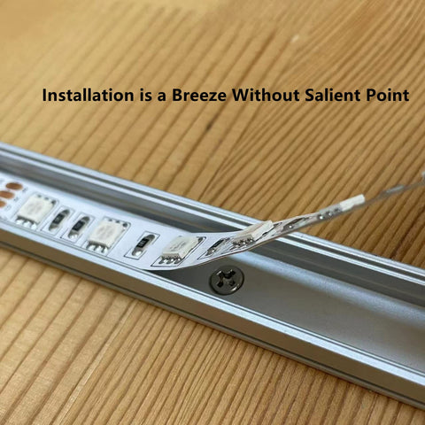 THMOOTHER end cap with hole enables tidy cable routing in installation