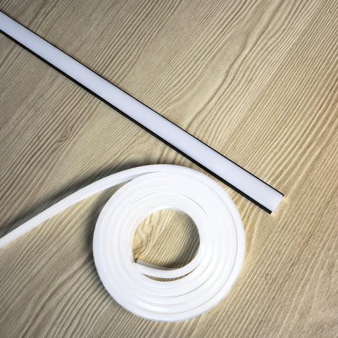 THMOOTHER continuous silicone diffuser cover protects LEDs and softens glare.