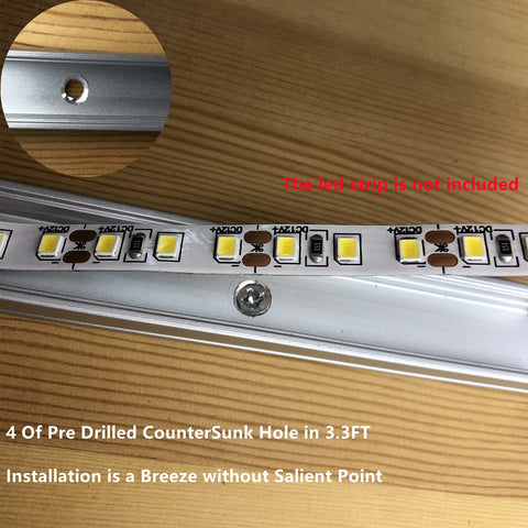 THMOOTHER under-cabinet channel delivers low-profile, clean look.