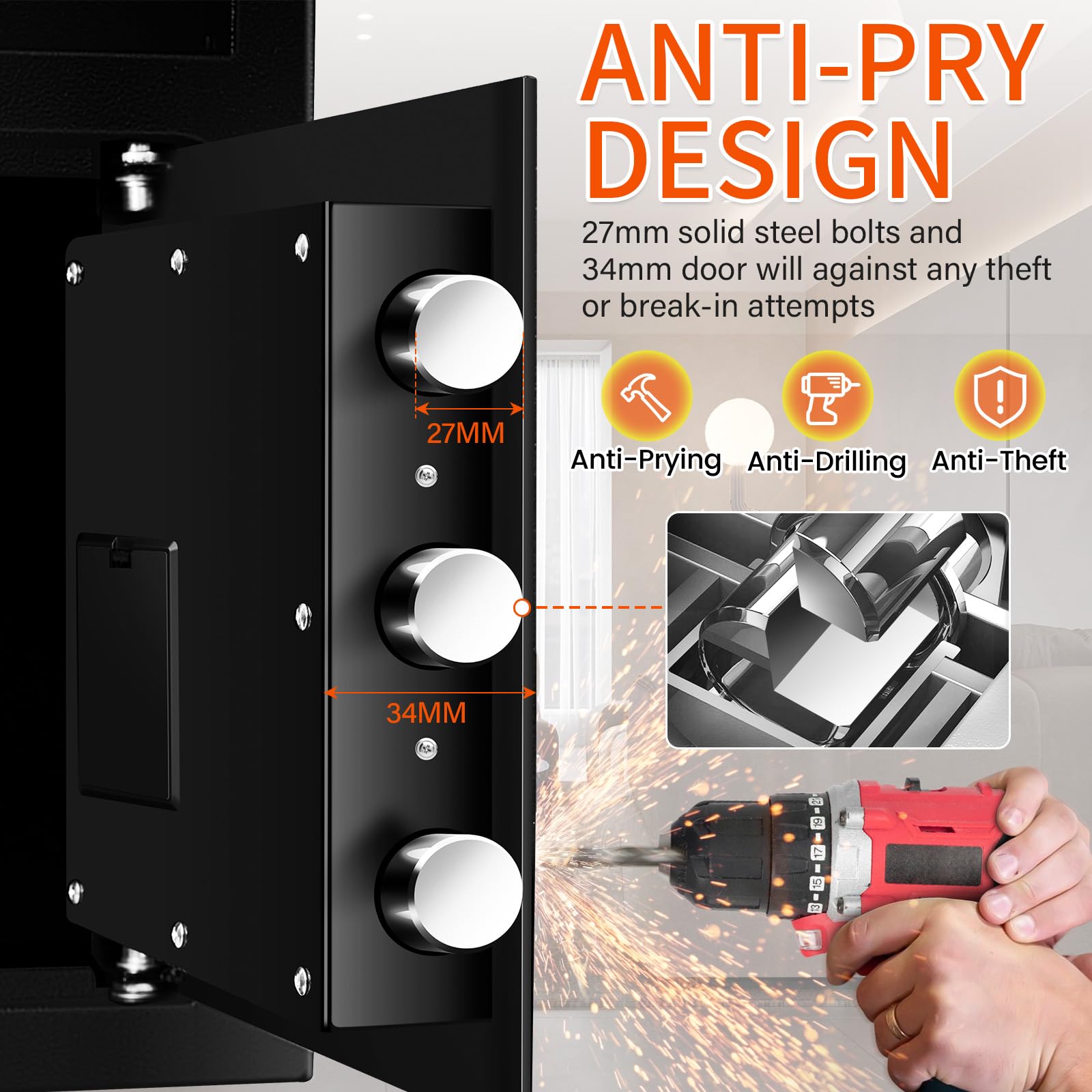 Thmosz three unlocking methods offer flexible access in busy operations.