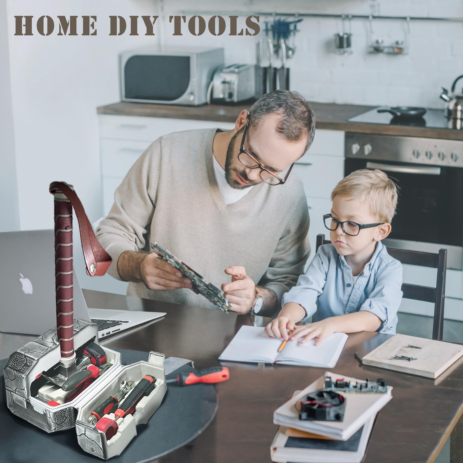 Thor's Hammer Tool Box holiday gift-ready packaging.