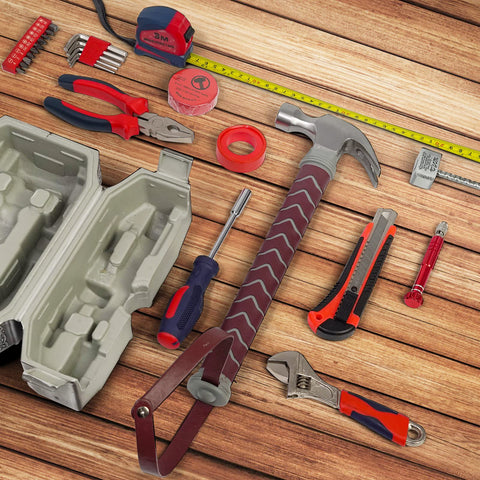 Thor's Hammer Tool Box open with contents for quick access.