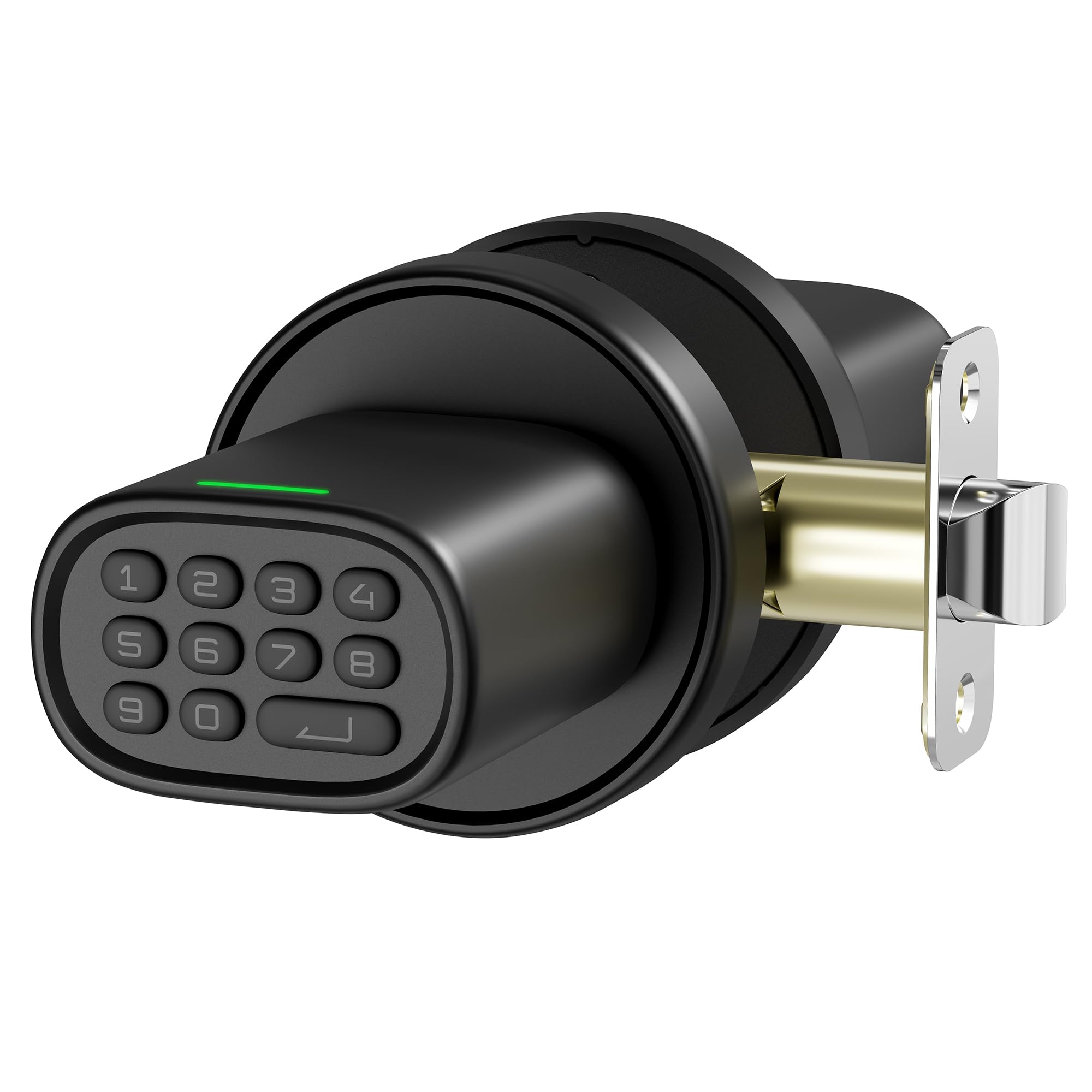 ThorBolt door lock keypad entry offers secure interior access and ease of use.