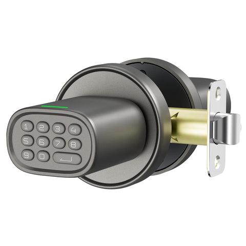 ThorBolt keypad door lock front view for secure entry and keyless access