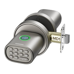 ThorBolt MD1 titanium front view for easy keyless access and contemporary security.