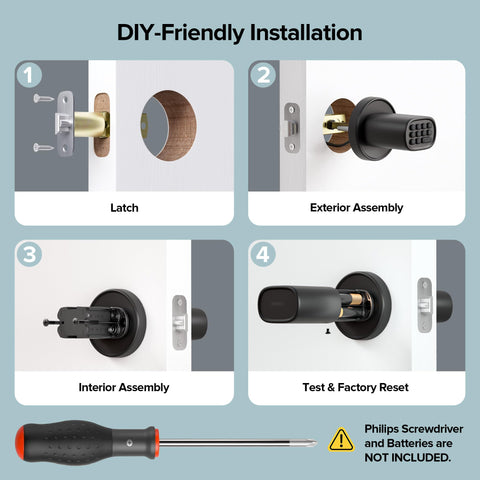 ThorBolt zinc-alloy durable construct delivers rugged interior security.