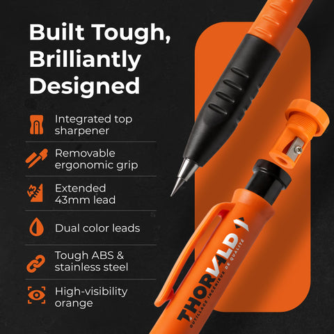 THORVALD finger grip ergonomics aid comfortable marking during long builds