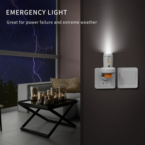 THOVAS smart night light in AUTO mode senses room darkness.