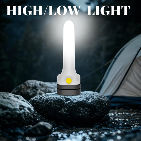 Three-in-one flashlight lightweight, durable shell for on-the-go use.