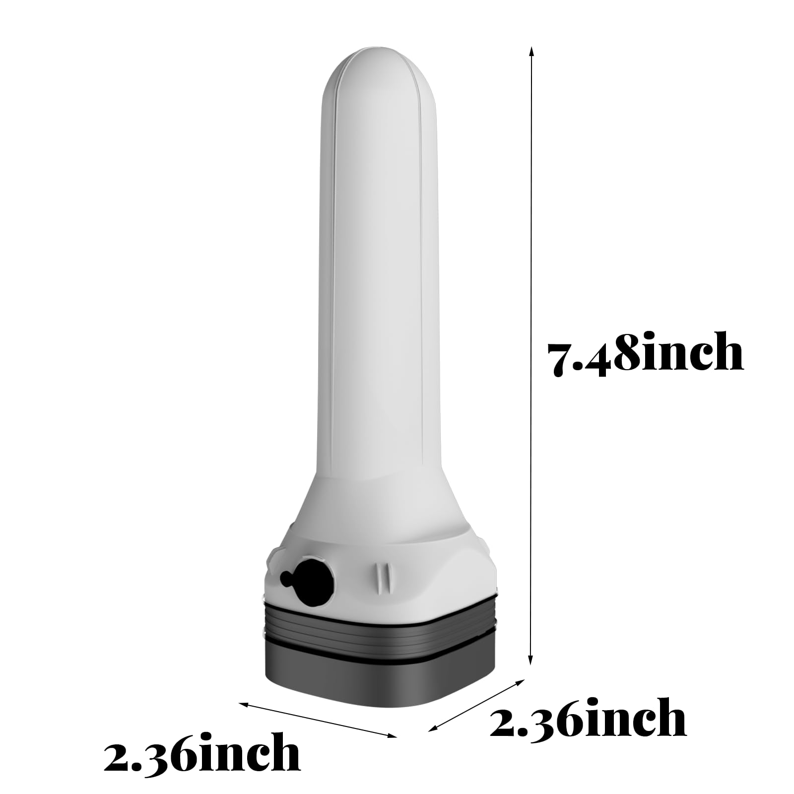 Three-in-one flashlight compact design for home, car, and outdoors.