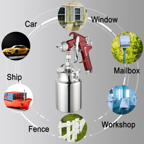 Throohills adjustable nozzle direction 360° for reaching tricky surfaces