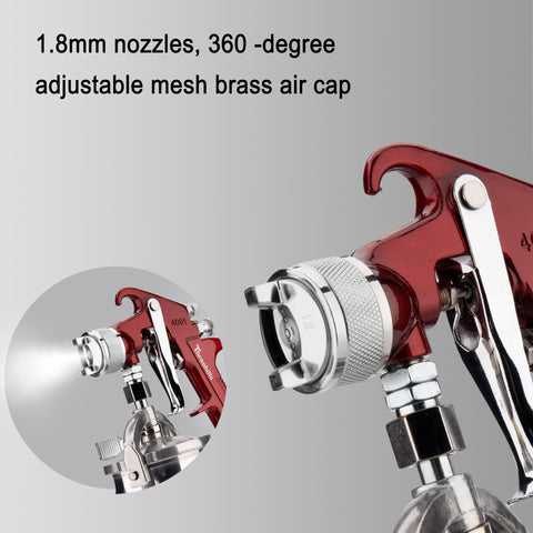 Throohills ergonomic handle reduces fatigue during long painting sessions