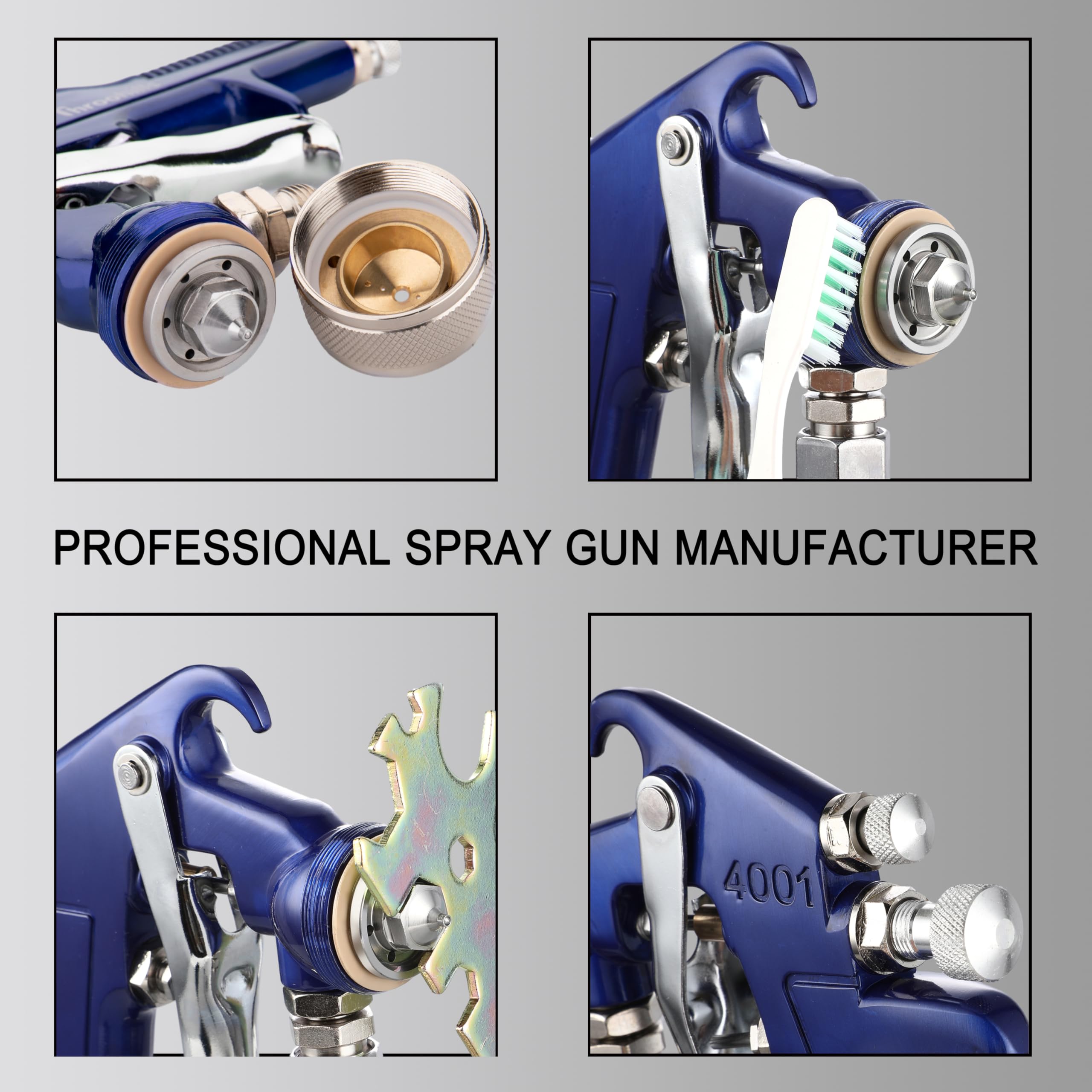 Throohills spray gun nozzle 2.0mm for faster coating on large surfaces