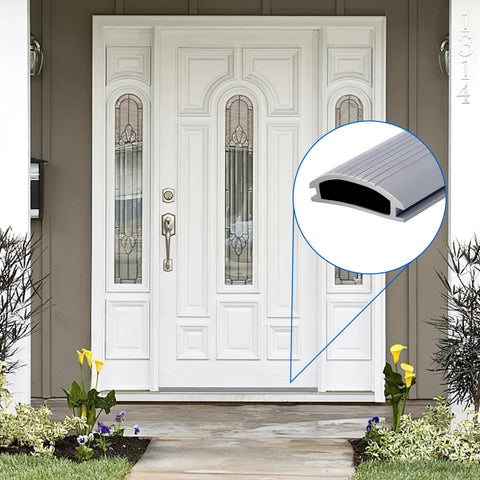 Thrseely exterior-grade seal blocks moisture and dust at door bottom